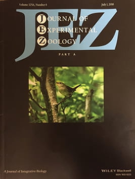 Journal of Experimental Zoology Cover

Strange et al. 2016. 325A(6): 347-359

Cover photograph by Paulo E. Llambias