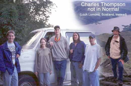 From left to right: Brian Payne, Shannon Janota, Kevin Eckerle, Brian McGowan, Matt Eich, Charles Thompson


(Normal photograph by Charles Thompson; Loch Lomand, Scotland, photograph by Mike Kenley)